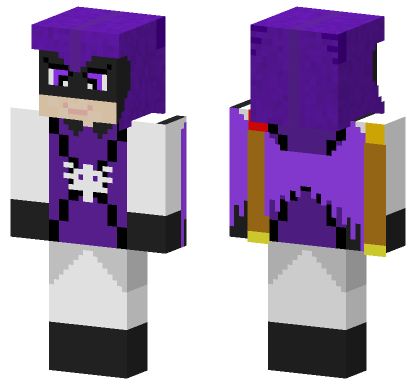 Dark Owl Assassin Outfit Minecraft Bedrock skin