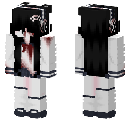 Dark School Uniform Minecraft Bedrock skin