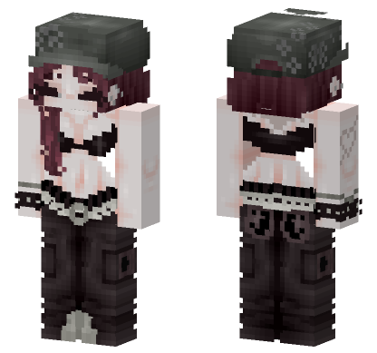 Dark Witch Outfit Minecraft Bedrock skin