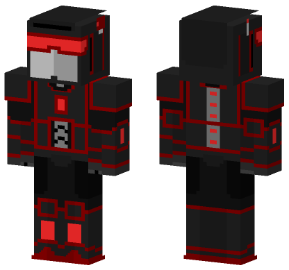 Darker Soldier V2 Minecraft Bedrock skin