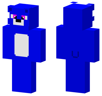 Darkness Blue Skin Minecraft Bedrock skin