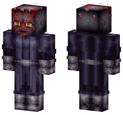 Darth Maul Star Wars Minecraft Bedrock skin