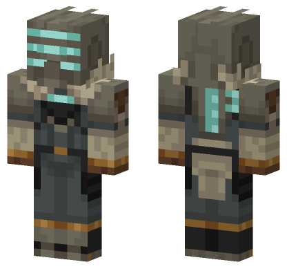 Dead Space Isaac Clarke Minecraft Bedrock skin