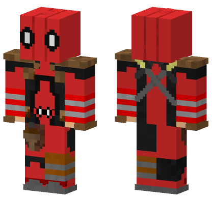 Deadpool 4696981 Minecraft Bedrock skin
