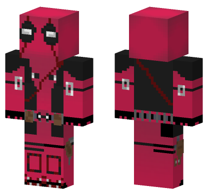 Deadpool HD Skin Minecraft Bedrock skin