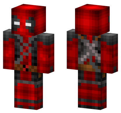 Deadpool Skin Minecraft Bedrock skin