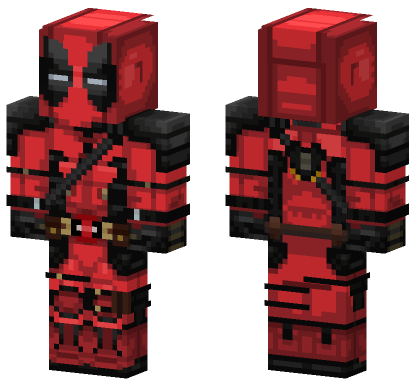 Deadpool Skin Minecraft Bedrock skin