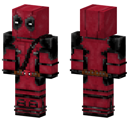 Deadpool Skin Minecraft Bedrock skin