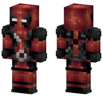 Deadpool Skin Minecraft Bedrock skin