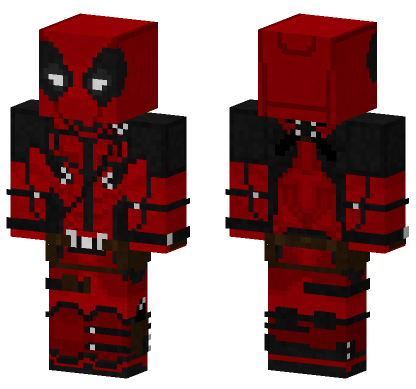 Deadpool Skin Minecraft Bedrock skin