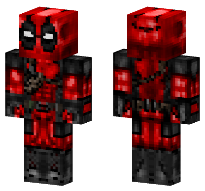 Deadpool Skin Minecraft Bedrock skin