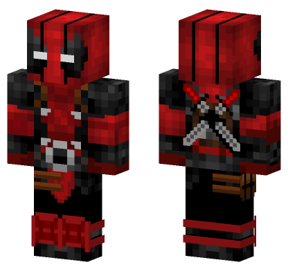 Deadpool Skin Minecraft Bedrock skin