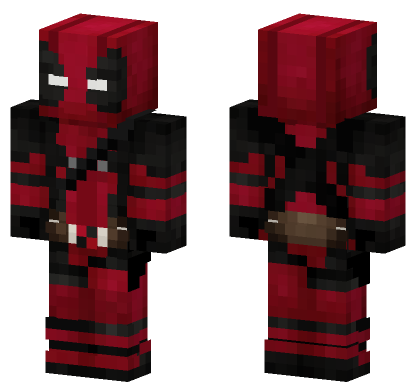 Deadpool Skin Minecraft Bedrock skin