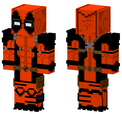 Deadpool V1 Skin Minecraft Bedrock skin