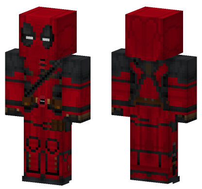Deadpool Wade Wilson Minecraft Bedrock skin