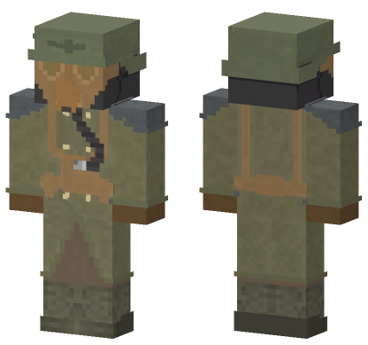 Death Corps of Krieg 3 Minecraft Bedrock skin
