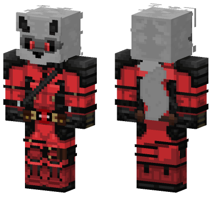 Death Deadpool Minecraft Bedrock skin
