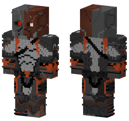Deathstroke Armor Minecraft Bedrock skin