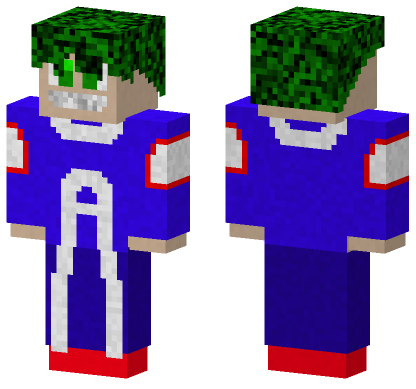 Deku UA Gym Outfit Minecraft Bedrock skin