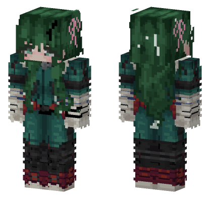 Deku Uwu V3 Minecraft Bedrock skin