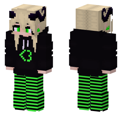 Del Lime Minecraft Bedrock skin