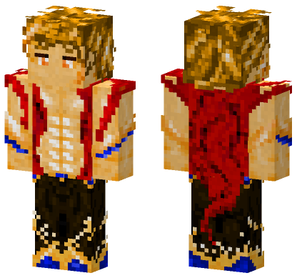 Demigod Xenno Son Ares Minecraft Bedrock skin