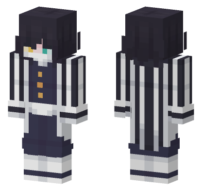 Demon Slayer 16 Minecraft Bedrock skin