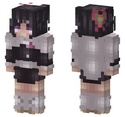 Demon Slayer 2 Minecraft Bedrock skin