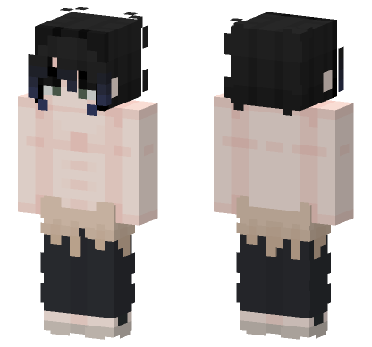 Demon Slayer 22 Minecraft Bedrock skin