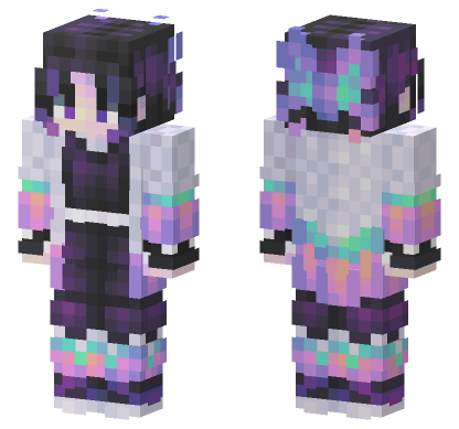Demon Slayer 24 Minecraft Bedrock skin