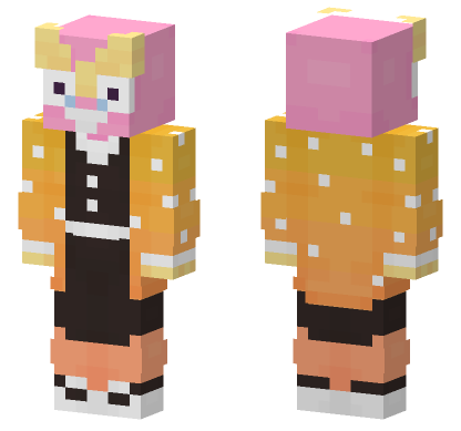 Demon Slayer 29 Minecraft Bedrock skin