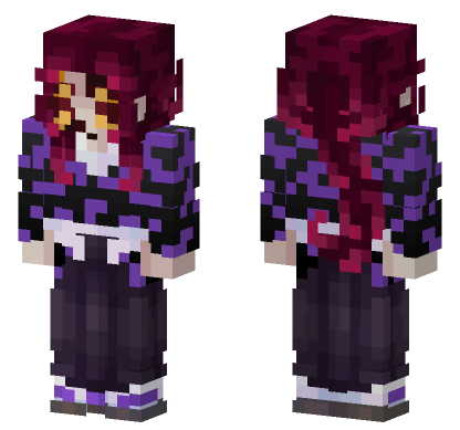 Demon Slayer 34 Minecraft Bedrock skin
