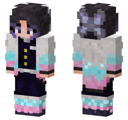 Demon Slayer 39 Minecraft Bedrock skin