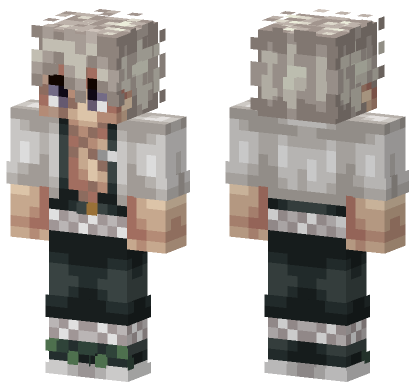 Demon Slayer 61 Minecraft Bedrock skin