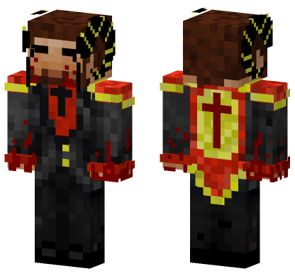 Demonic Priest Skin Minecraft Bedrock skin