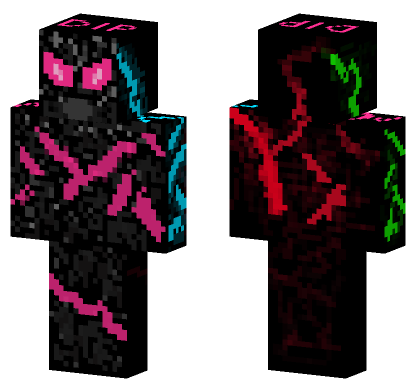 Demons In Pink Dip Minecraft Bedrock skin
