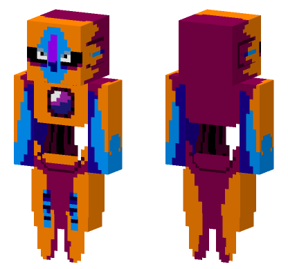 Deoxys Normal Forme Pokemon Minecraft Bedrock skin