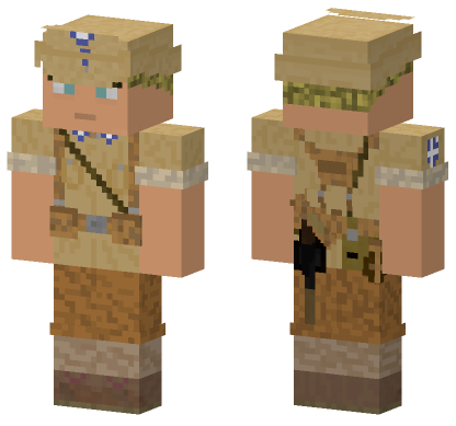 Desert Uniform I Minecraft Bedrock skin