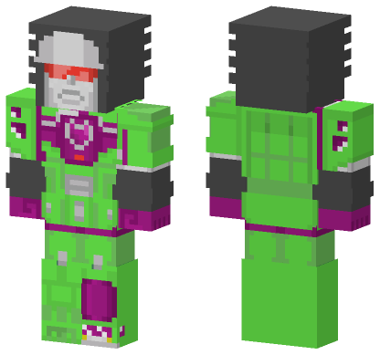 Devastator Transformers G1 Minecraft Bedrock skin