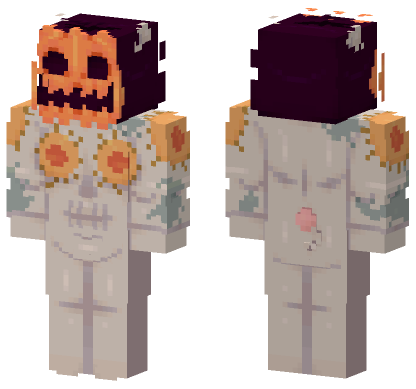 Dia De Los Muertos Pumpkin Minecraft Bedrock skin