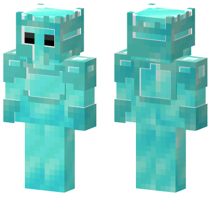 Diamo Ice Skin Minecraft Bedrock skin