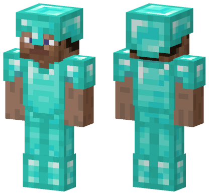 Diamond Armor Skin Minecraft Bedrock skin