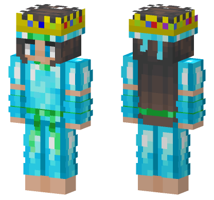 Diamond PvP Skin 2 Minecraft Bedrock skin