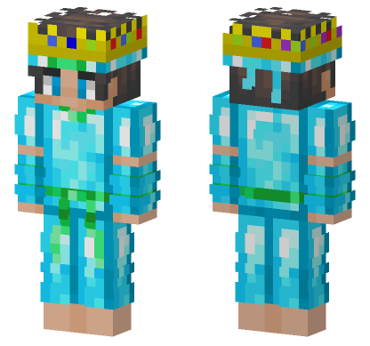 Diamond PvP Skin 3 Minecraft Bedrock skin