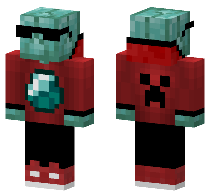 Diamond PvP Skin 7 Minecraft Bedrock skin