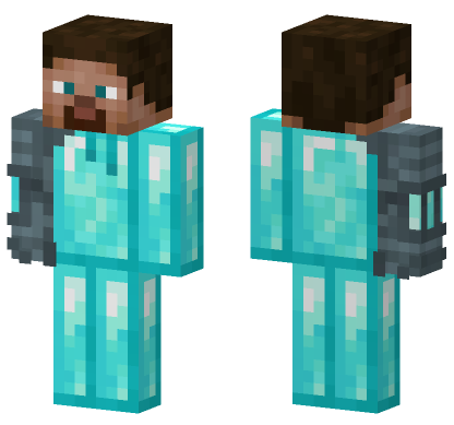 Diamond PvP Skin 8 Minecraft Bedrock skin