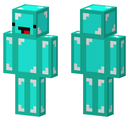 Diamond Slime Minecraft Bedrock skin