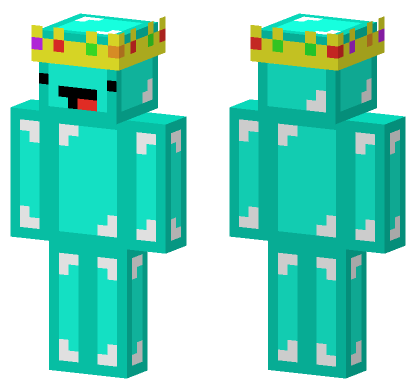 Diamond Slime Minecraft Bedrock skin