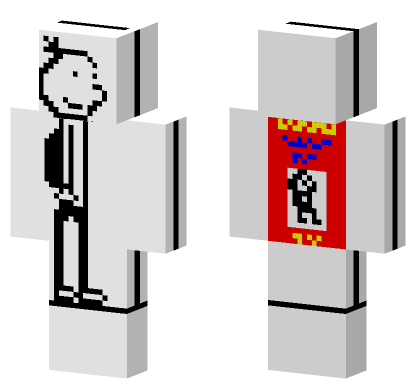 Diary Of A Wimpy Kid Minecraft Bedrock skin