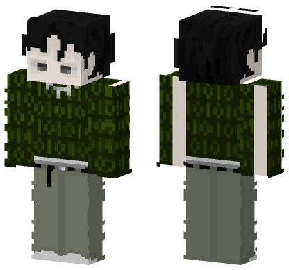 Digital Boy Skin Minecraft Bedrock skin
